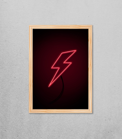 Quadro Raio Efeito Neon