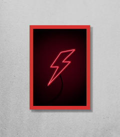 Quadro Raio Efeito Neon - Pendurama Quadros e Artigos de Decoração