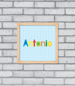 Quadro Nome Color (menino) - comprar online