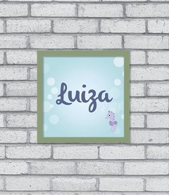 Quadro Nome Fundo do Mar - comprar online