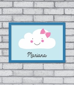 Imagem do Quadro Nome Nuvem (menina)