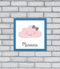 Quadro Nome Nuvem (menina)