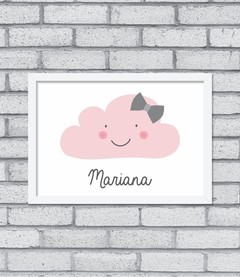 Quadro Nome Nuvem (menina) - comprar online