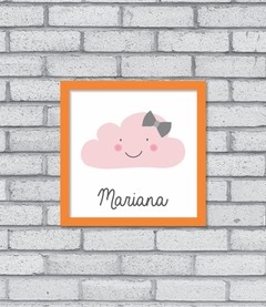 Quadro Nome Nuvem (menina) - loja online