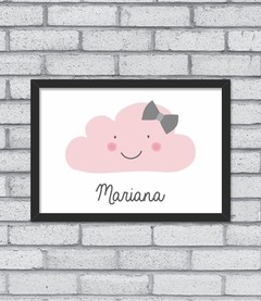 Imagem do Quadro Nome Nuvem (menina)