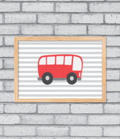 Quadro Onibus - Pendurama Quadros e Artigos de Decoração