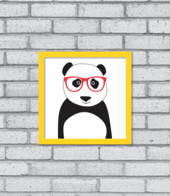 Imagem do Quadro Hipster Panda