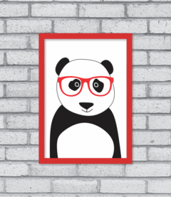 Quadro Hipster Panda - loja online