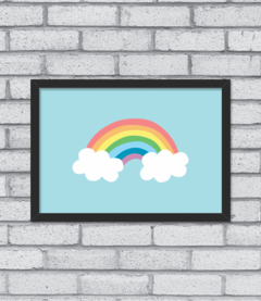 Quadro Cute Rainbow - Pendurama Quadros e Artigos de Decoração