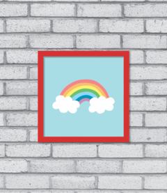 Quadro Cute Rainbow - Pendurama Quadros e Artigos de Decoração