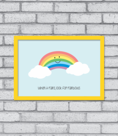 Quadro Look for Rainbows - comprar online