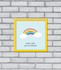 Imagem do Quadro Look for Rainbows