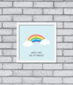 Quadro Look for Rainbows - comprar online