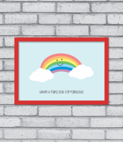 Imagem do Quadro Look for Rainbows