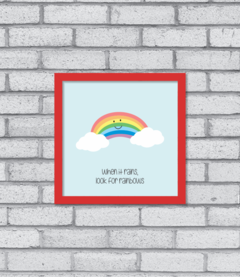 Quadro Look for Rainbows - loja online