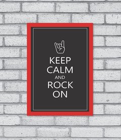 Quadro Rock On - comprar online