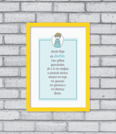 Quadro Santo Anjo - Pendurama Quadros e Artigos de Decoração