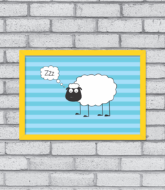 Imagem do Quadro Sheep Asleep