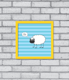 Imagem do Quadro Sheep Asleep