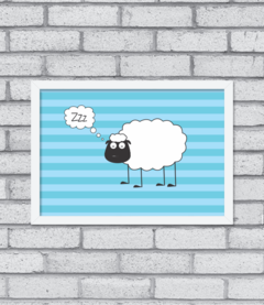 Quadro Sheep Asleep - comprar online