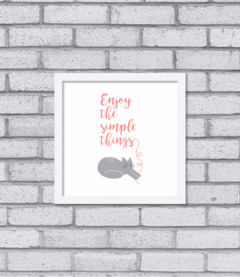 Quadro Simple Things na internet