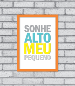 Quadro Sonhe Alto (menino) - loja online