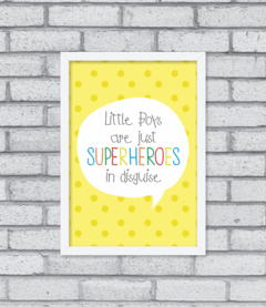 Quadro Superheroes - Pendurama Quadros e Artigos de Decoração