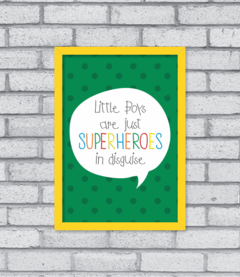 Quadro Superheroes - Pendurama Quadros e Artigos de Decoração