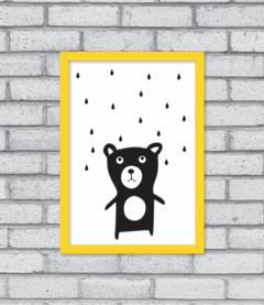 Quadro Teddy (chuva)