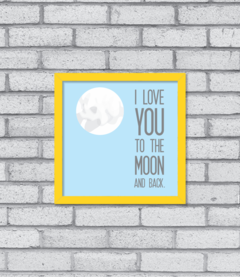 Quadro To The Moon - Pendurama Quadros e Artigos de Decoração