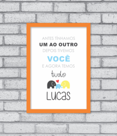 Quadro Tudo, tudo! - Pendurama Quadros e Artigos de Decoração