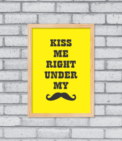 Quadro Under Mustache na internet