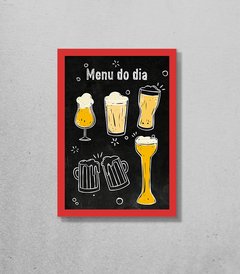 Quadro Menu do dia - comprar online