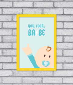 Quadro You Rock, Babe! - comprar online