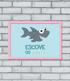 Quadro Escove os Dentes - Pendurama Quadros e Artigos de Decoração