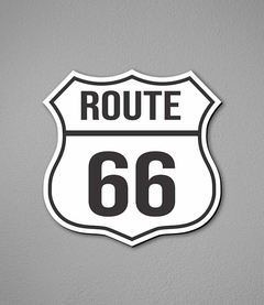 Placa Route 66