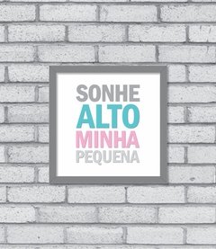 Quadro Sonhe Alto (menina) - loja online