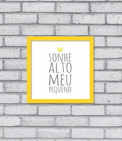 Quadro Sonhe Alto Aqua - comprar online