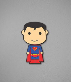 Placa Cute Super Homem