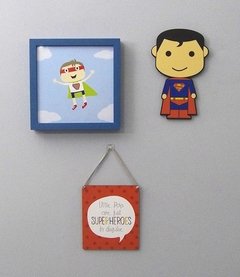 Placa Cute Super Homem - comprar online