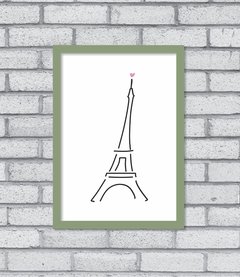 Quadro Torre Eiffel na internet