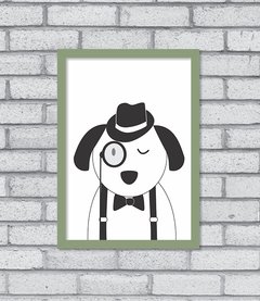 Quadro Hipster Puppy na internet