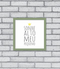 Quadro Sonhe Alto Aqua