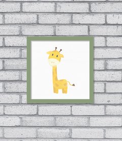 Quadro Girafa Aqua - comprar online