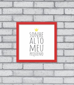 Quadro Sonhe Alto Aqua - comprar online