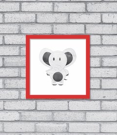 Quadro Elefante Aqua - Pendurama Quadros e Artigos de Decoração