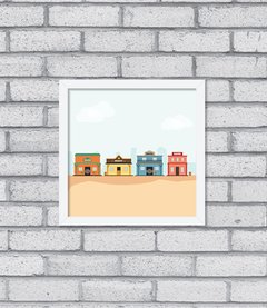 Quadro Vilarejo - Pendurama Quadros e Artigos de Decoração