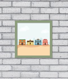 Quadro Vilarejo - Pendurama Quadros e Artigos de Decoração