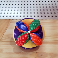 Bola Montessori Quebra-Cabeças Colorida - Bola Amish de tecido