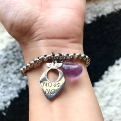 Pulsera Simple pañuelo “No es No” - comprar online